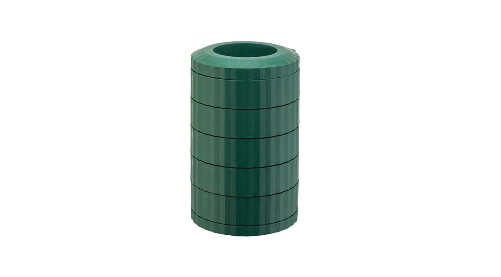 Alessi Plissé Capsule Container Groen