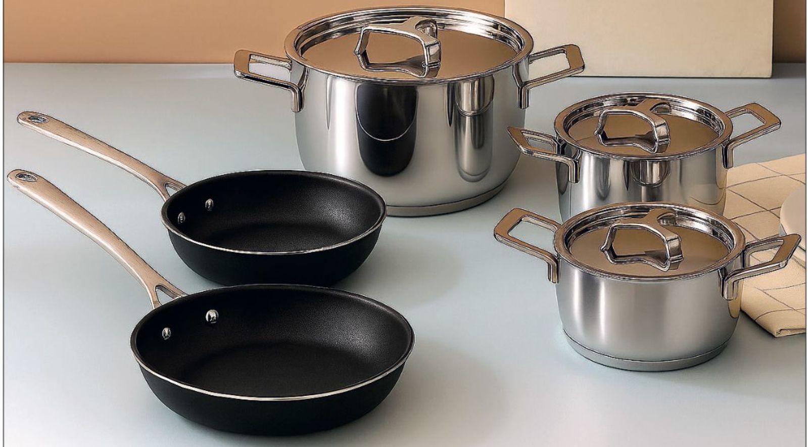 Alessi Pots&Pans Pannenset S8