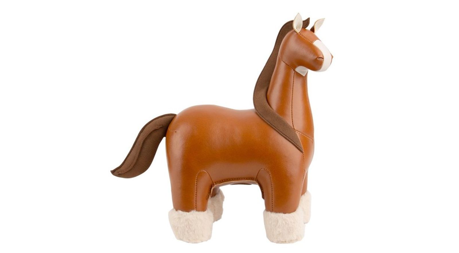 Zuny Shire Trekpaard Bruin Boekensteun