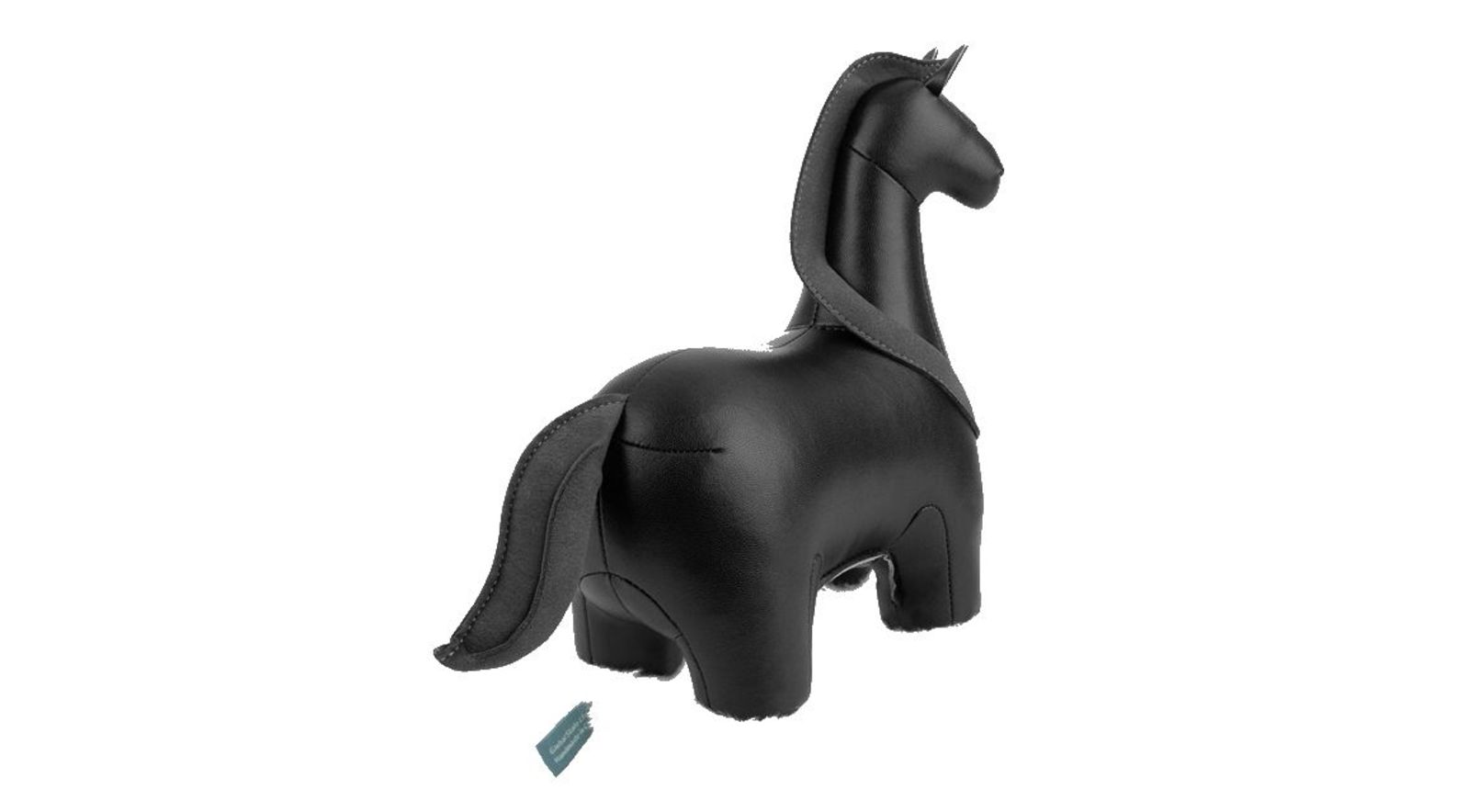 Zuny Shire Trekpaard Zwart Boekensteun