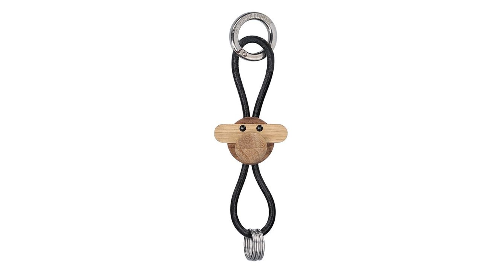  Monkey Keychain Silver