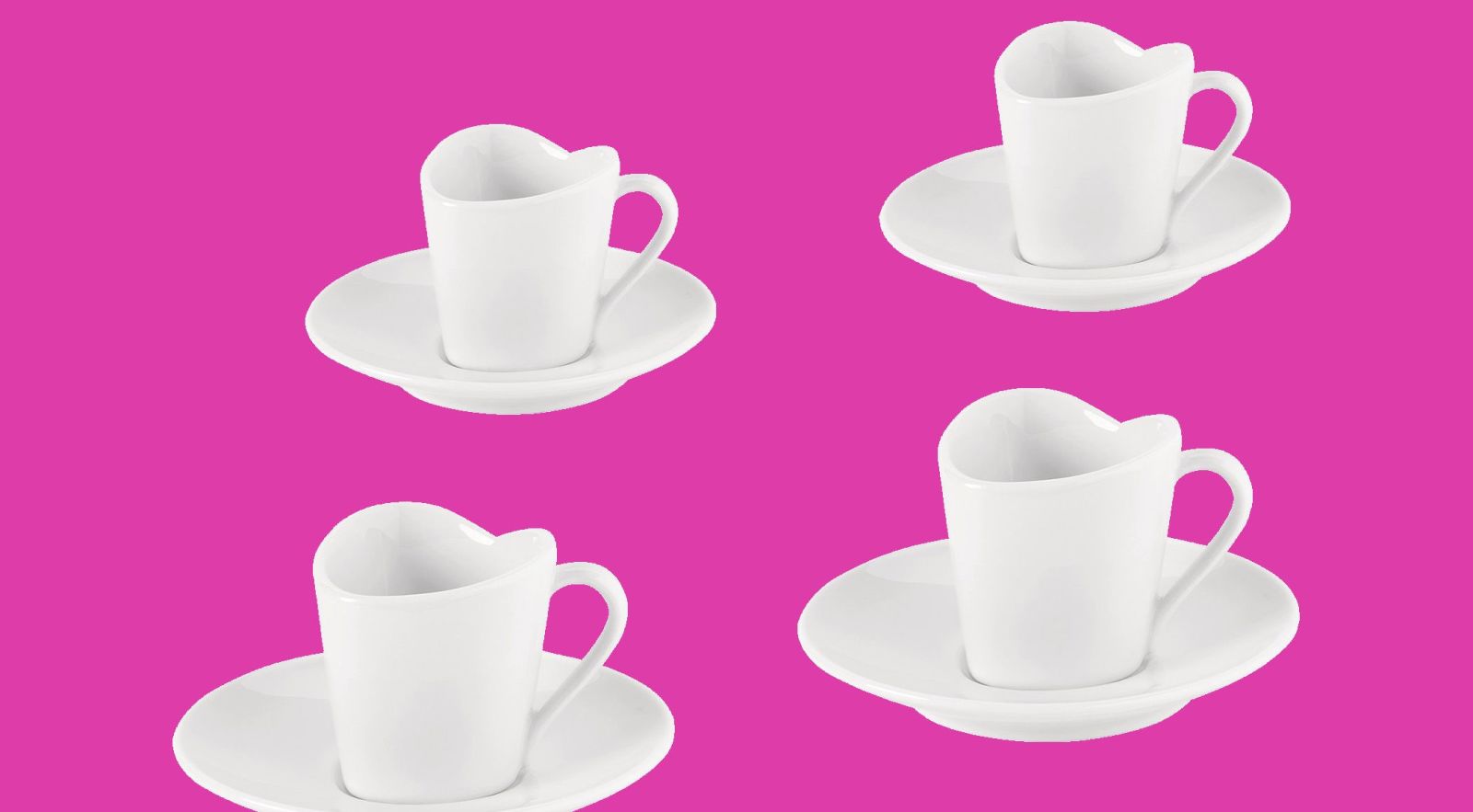  Giftset Mokka Cup/Schotel