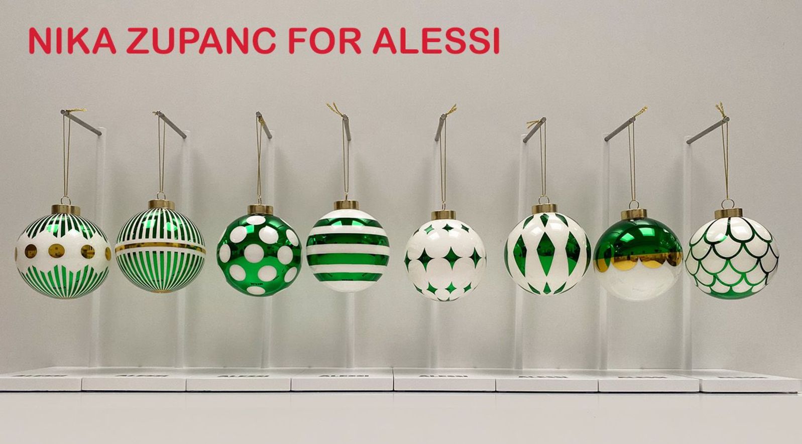 Alessi Delight Kerstballenset  8 Groot